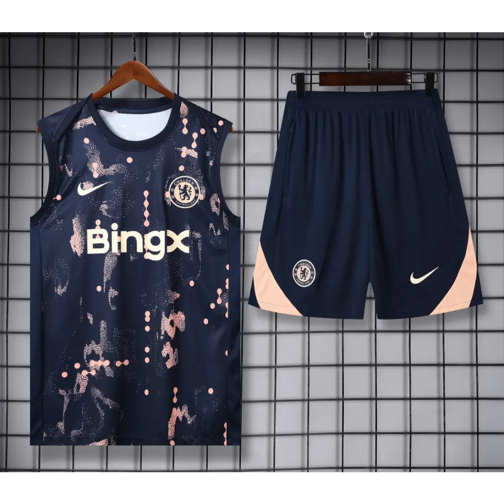 Chelsea Training Kit Blue Salmon Stained 2025/2026