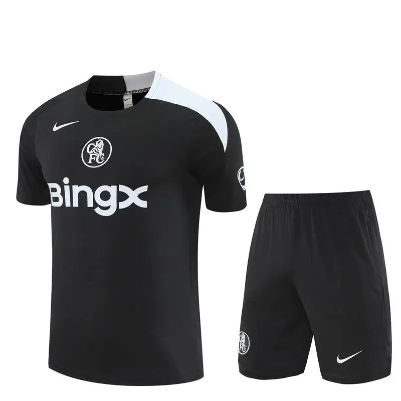 Chelsea Trainingsset Schwarz 2025/2026 Kurzarm