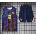 FC Barcelona Trainingsausrüstung Blau Gestreift 2025/2026