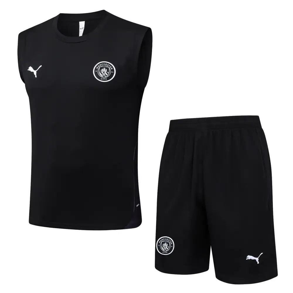 Kit Entraînement Manchester city Noir 2025/2026
