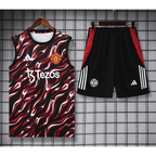 Trainingsausrüstung Manchester United Schwarz-Rot 2025/2026