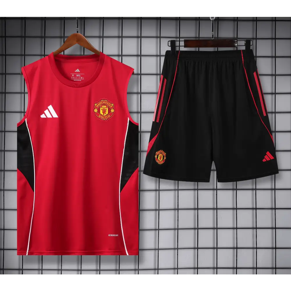 Manchester United Trainingsset Schwarz & Rot 2025/2026