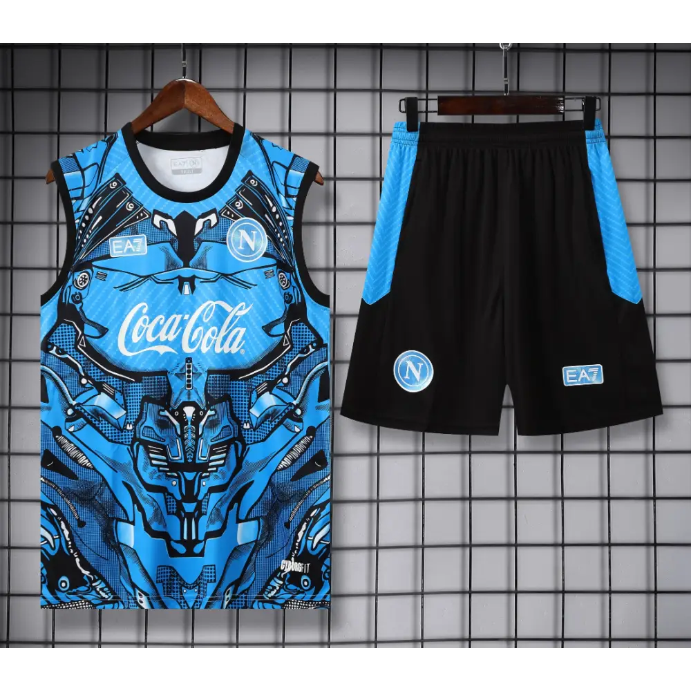 SSC Neapel Trainingsset Blau 2025/2026
