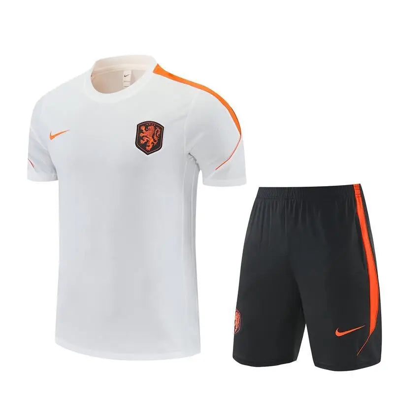 Niederlande Trainingsset Weiß 2025/2026 Kurzarm