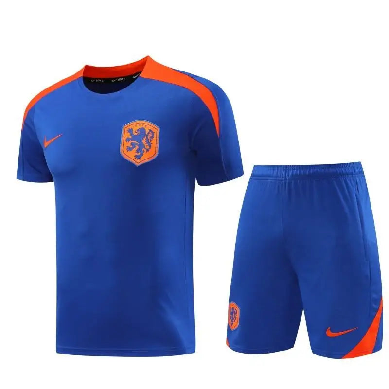 Niederlande Trainingsset Blau 2025/2026 Kurzarm