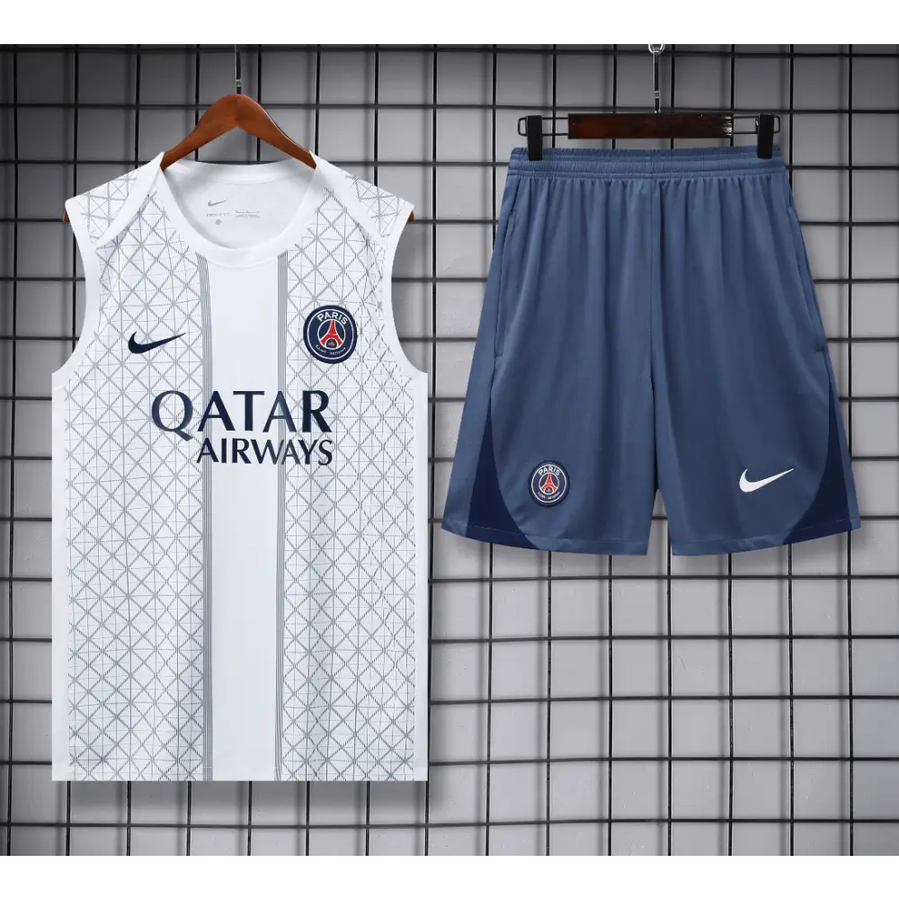 PSG-Trainingsset Weiß & Muster 2025/2026