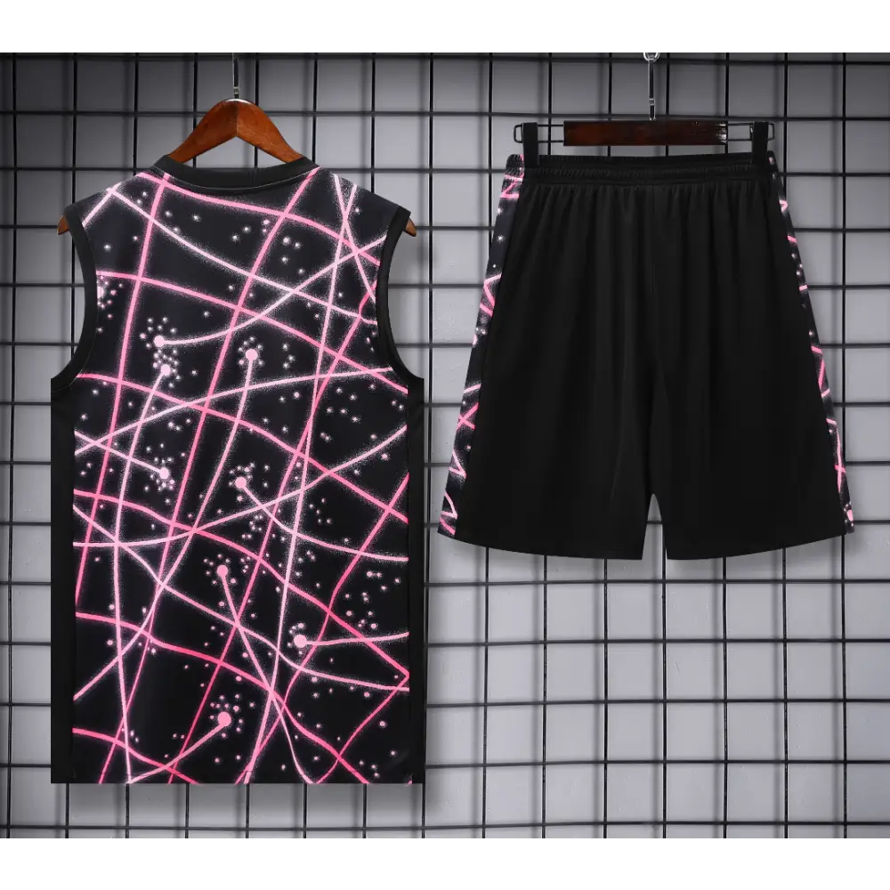 Trainingsanzug PSG Jordan Schwarz & Pink 2025/2026