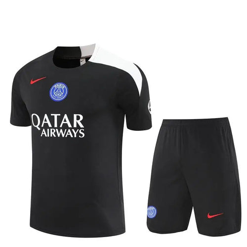 PSG Training Kit Negro 2025/2026 Mangas cortas Paso D