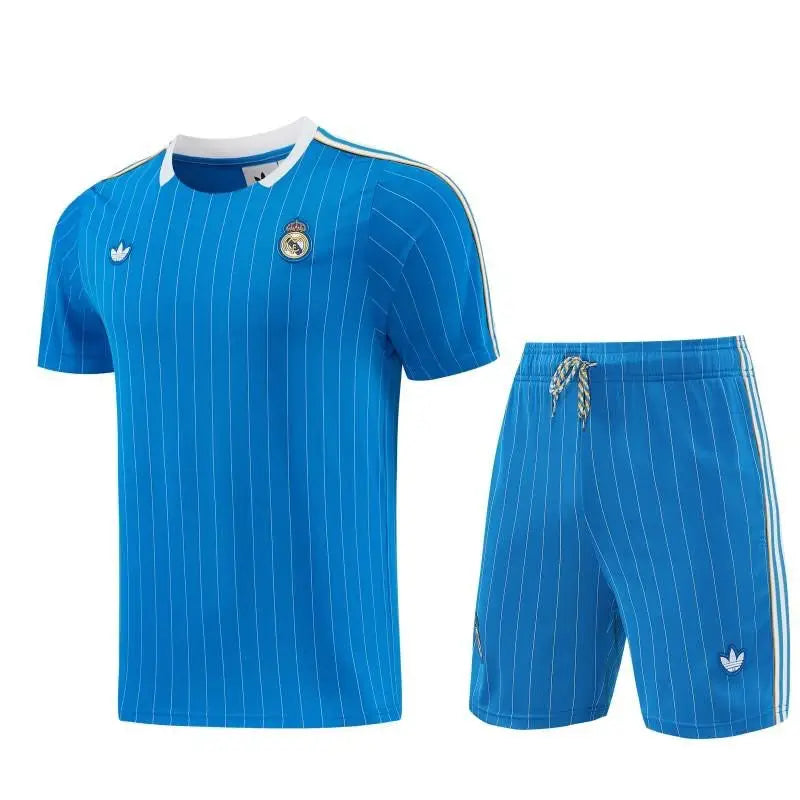 Real Madrid Blue Icon 2025/2026 Training Kit Short-Sleeved