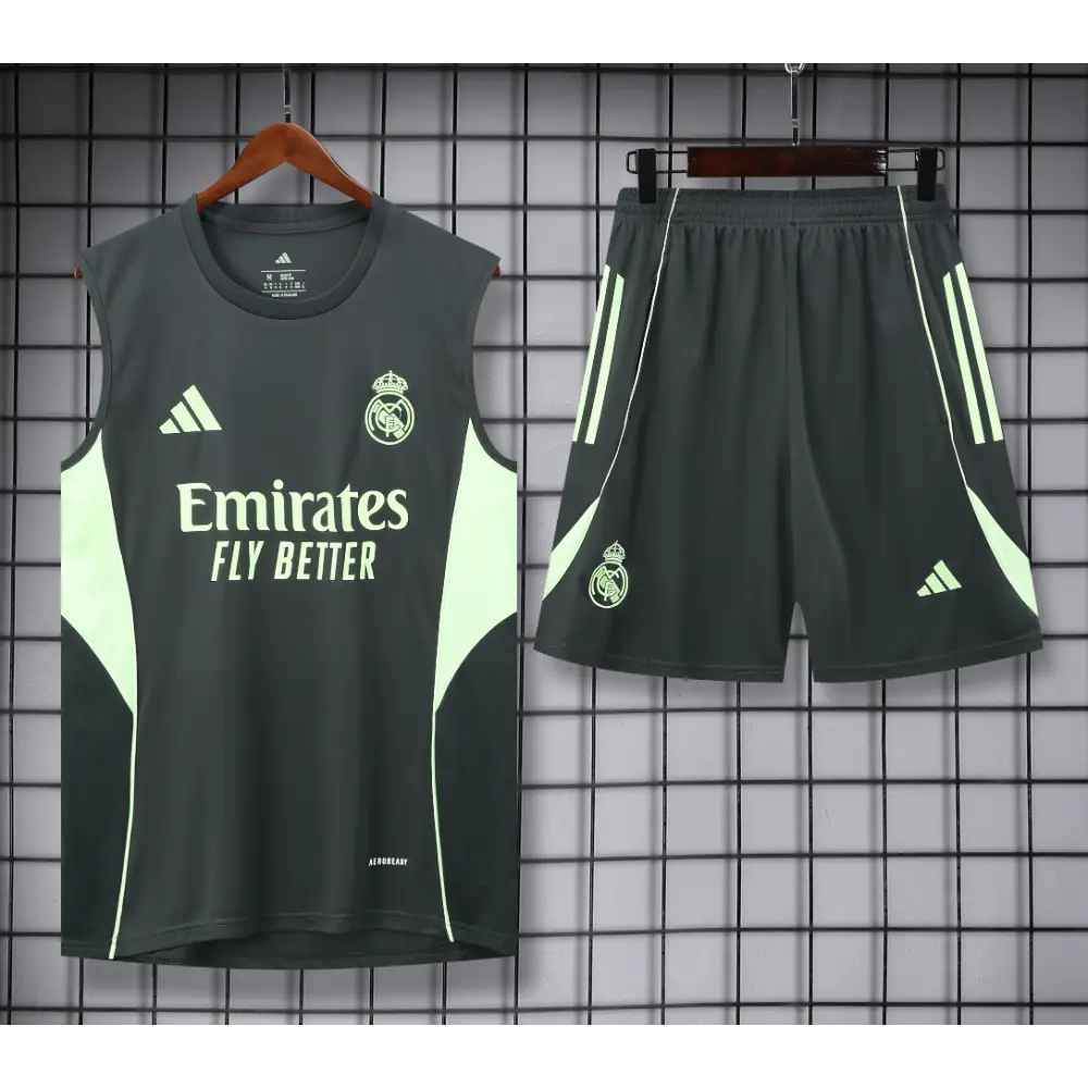 Real Madrid Trainingsanzug Grau 2025/2026