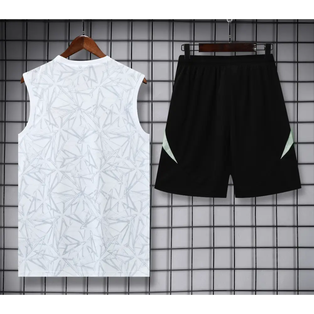 Real Madrid Training Kit Black & White Patterns 2025/2026