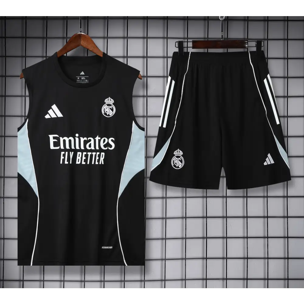 Real Madrid Trainingskit Schwarz 2025/2026