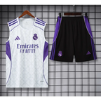 Real Madrid Training Kit Black & White 2025/2026