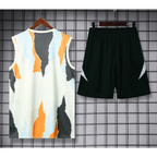 Kit Entraînement Real Madrid Noir & Blanc Tâché 2025/2026