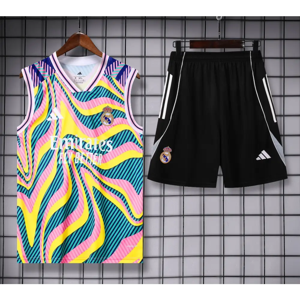 Trainingsset Real Madrid Rosa Blau & Gelb 2025/2026