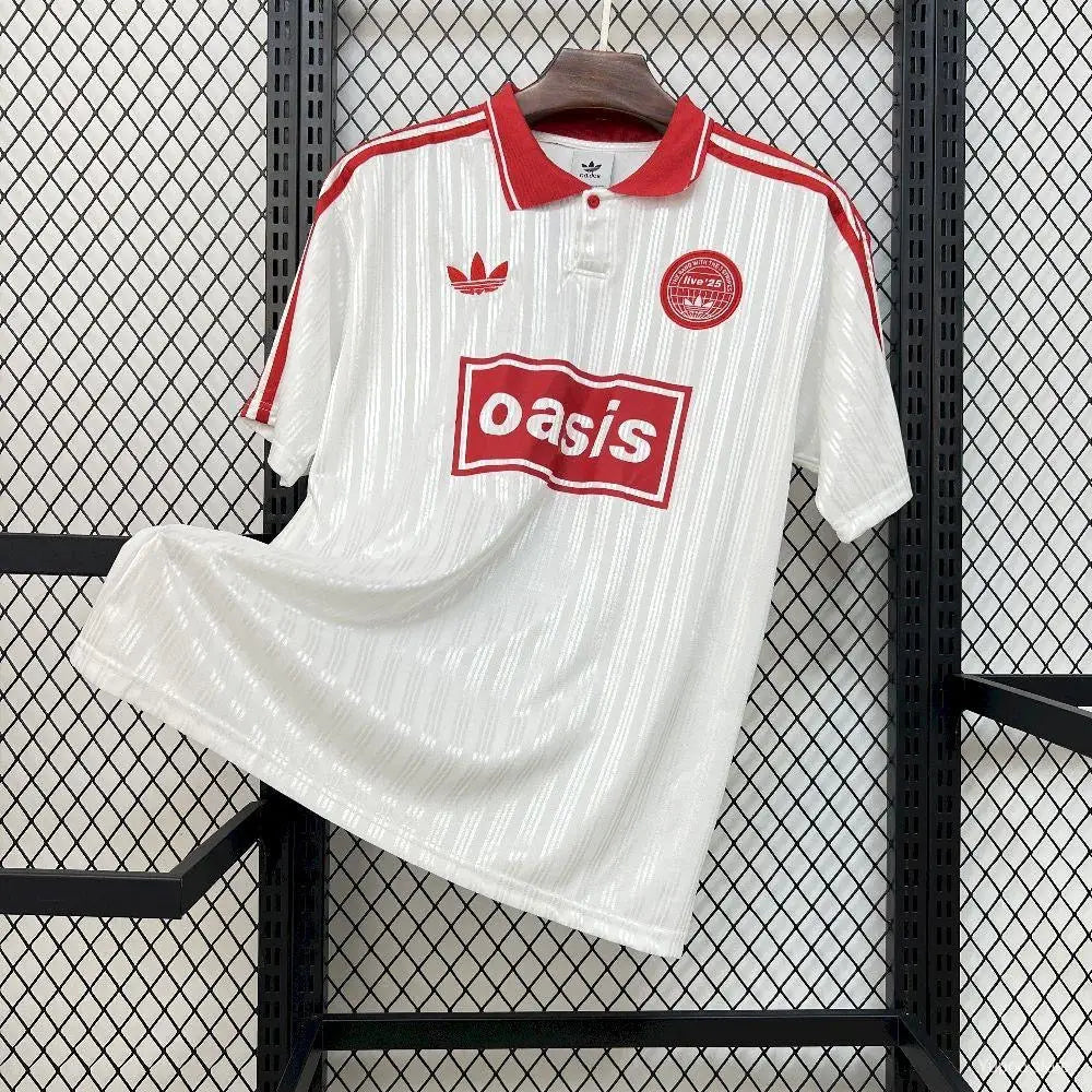 Adidas Trefoil Oasis White and Red Jersey 2026
