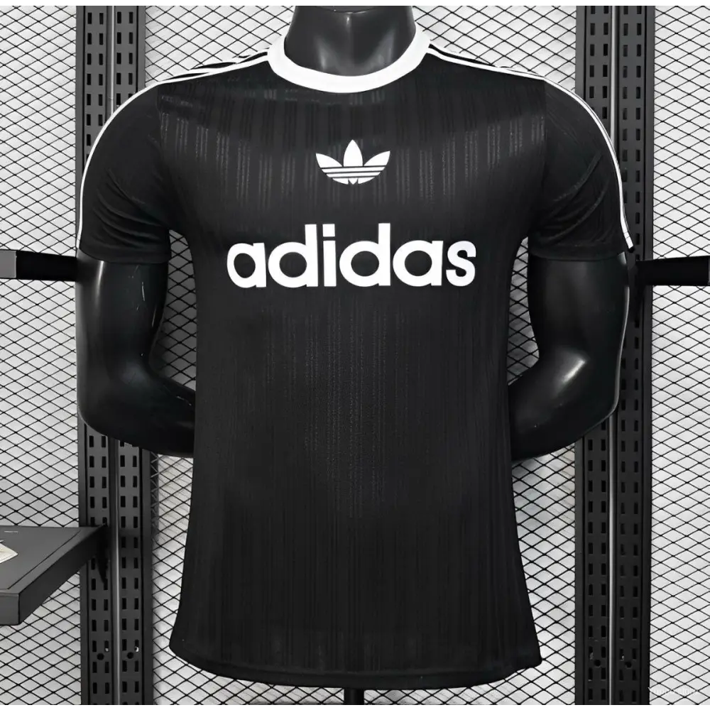 Adidas Black Trefoil Player Version Jersey