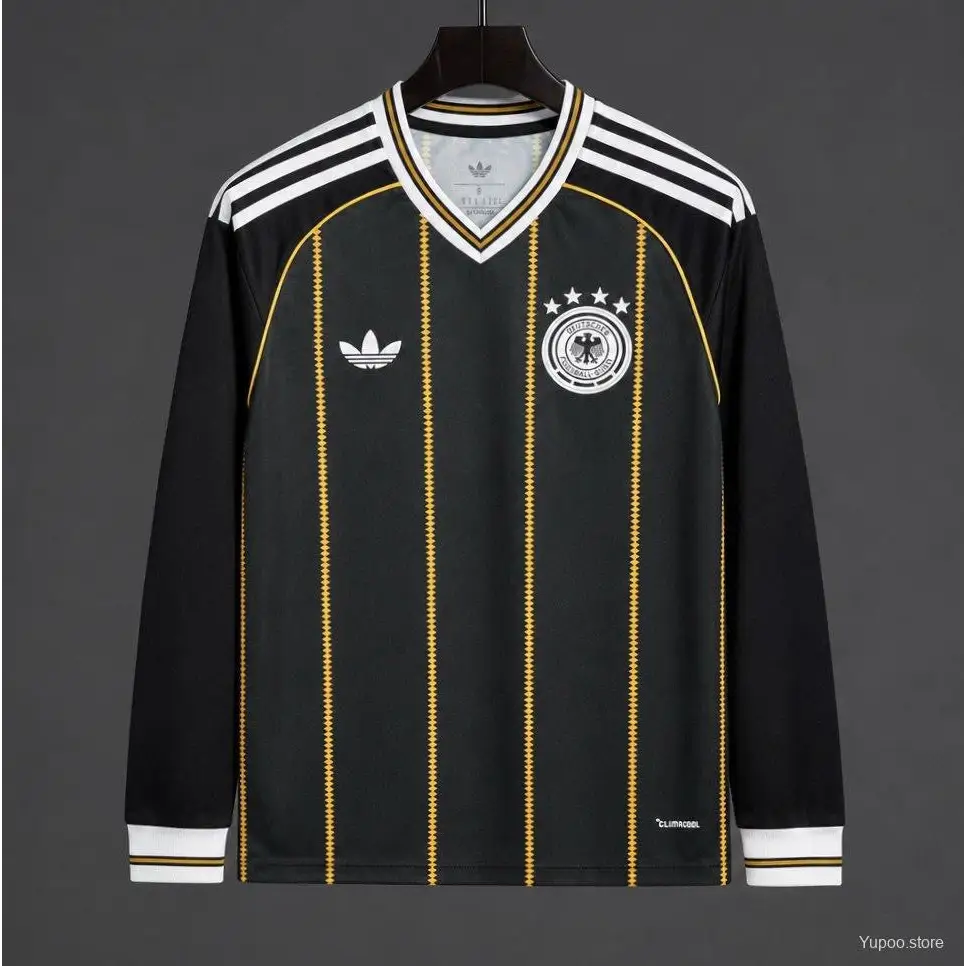 Deutschland Trikot WM 2026 Konzept Schwarz Langarm