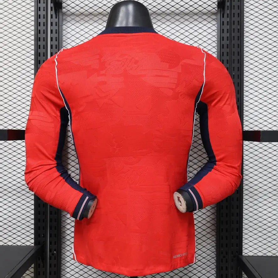 England Trikot WM 2026 Auswärts Spielerversion Langarm