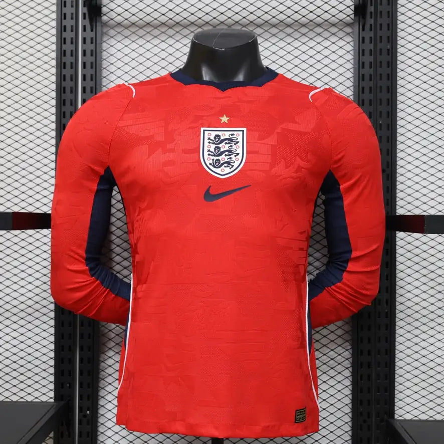 England Trikot WM 2026 Auswärts Spielerversion Langarm