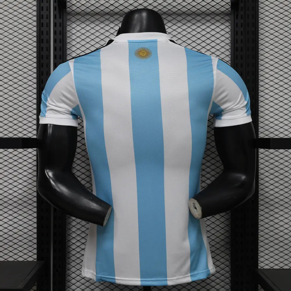 Argentinien Trikot Konzept WM 2026 Heim Patch Weltmeister Spielerversion