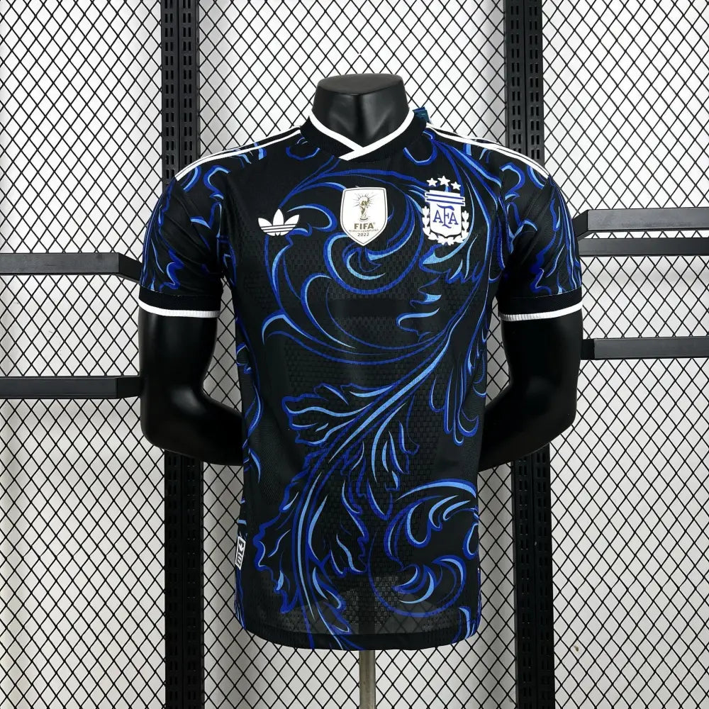 Argentinien Trikot WM 2026 Auswärts Weltmeister-Patch Spielerversion