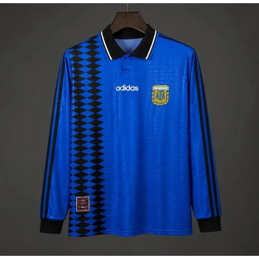 Maillot Argentine Extérieur Retro 1994 Manches Longues Passe D