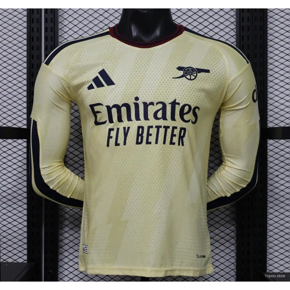 Arsenal Auswärtstrikot 2026/2027 Spielerversion Langarm