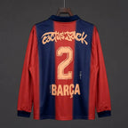 Maillot Barcelone Travis Scott Retro Manches Longues Passe D