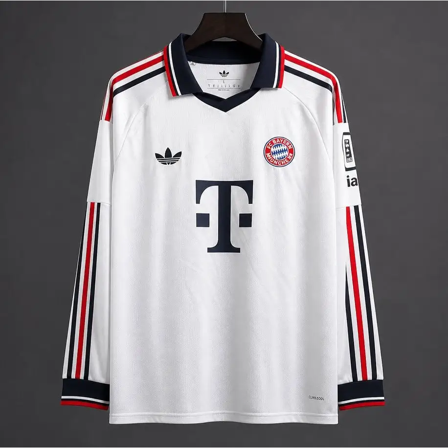 Maillot Bayern Munich Extérieur 2026/2027 Manches longues Passe D