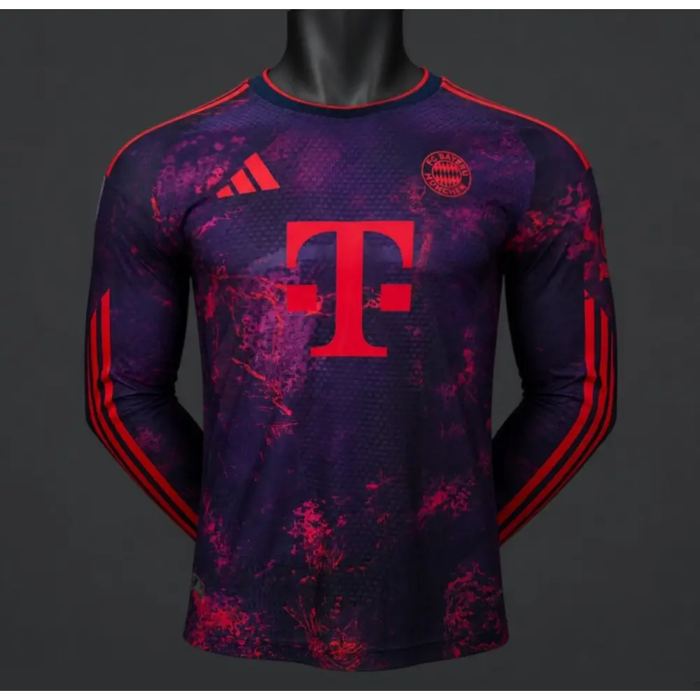 Maillot Bayern Munich Third  2026/2027 Version joueur manches longues
