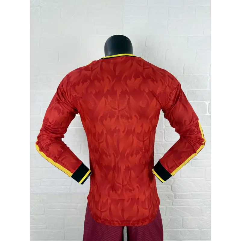 Belgien WM 2026 Heimtrikot Spielerversion Langarm