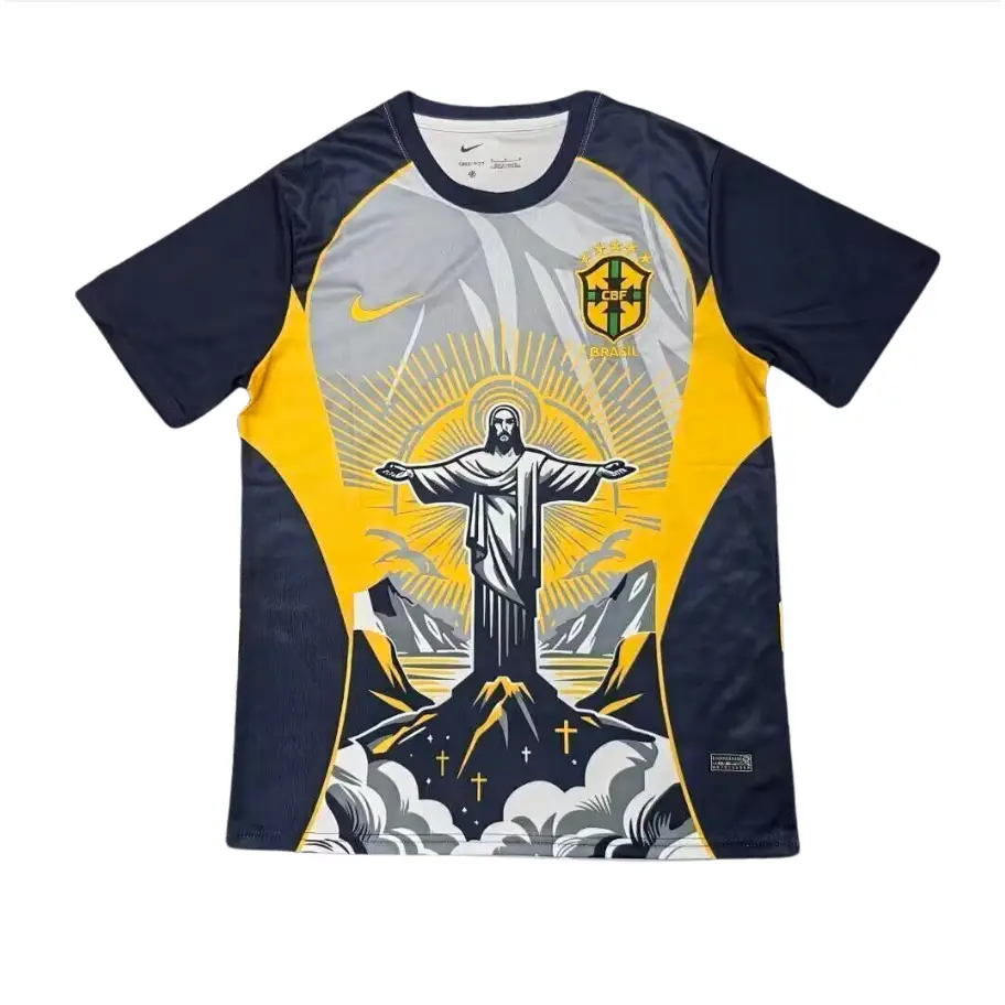 Brasilien Trikot Christus Corcovado gelb 2026