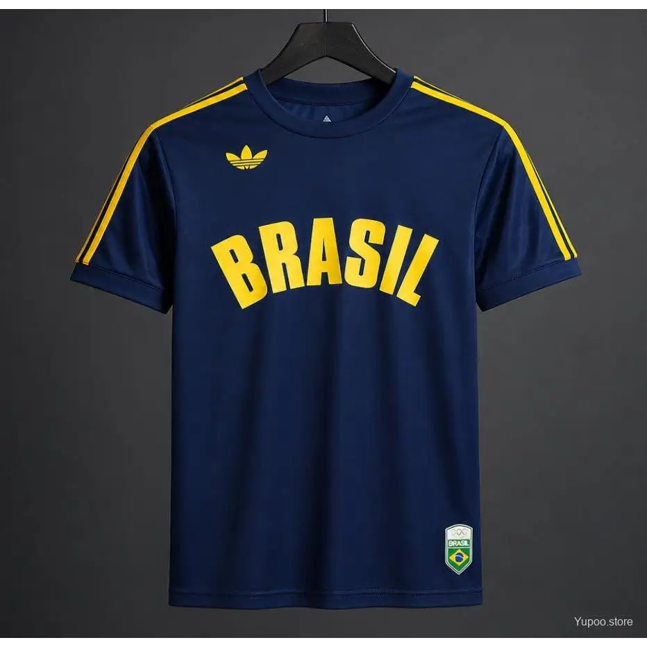Maillot Bresil Concept 2026/2027 Bleu Marine Passe D