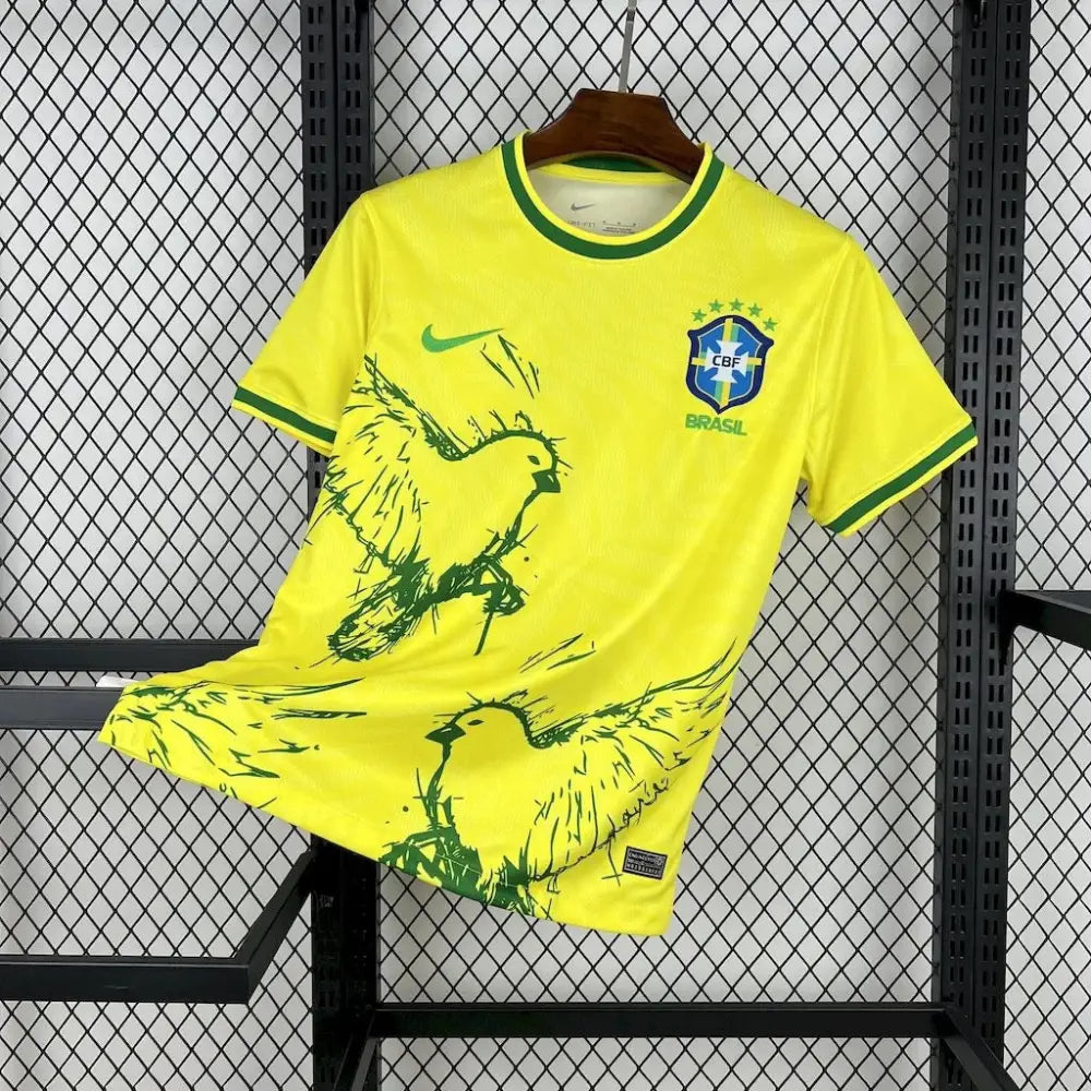 Brazil 2026 Concept Jersey Yellow Bird