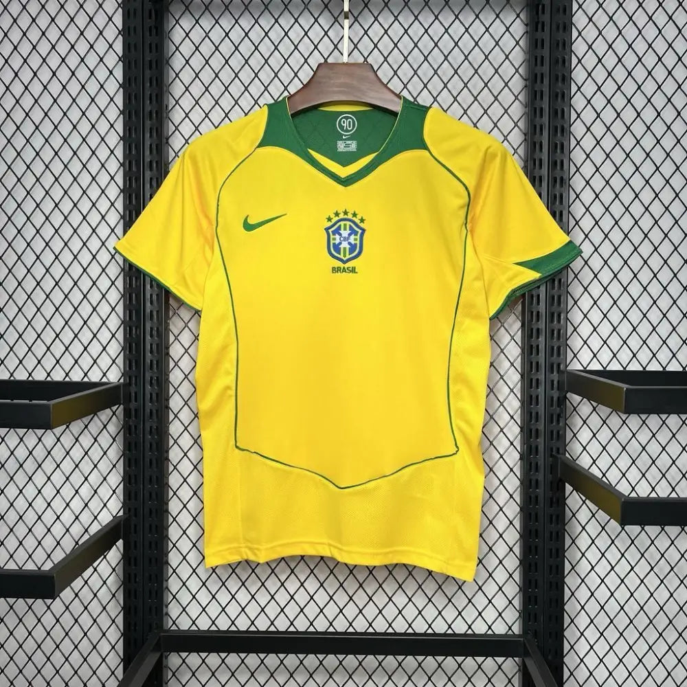 Brazil Home Retro Jersey 2004