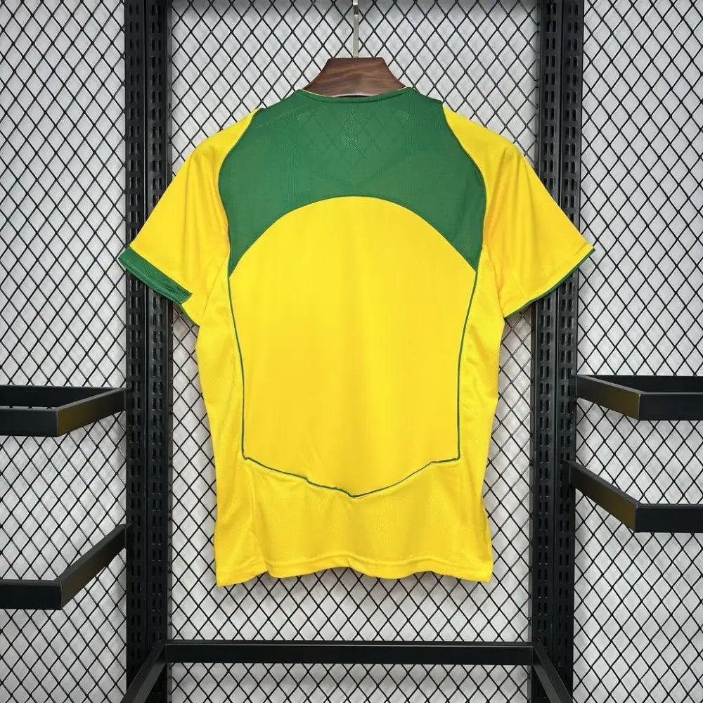 Brazil Home Retro Jersey 2004