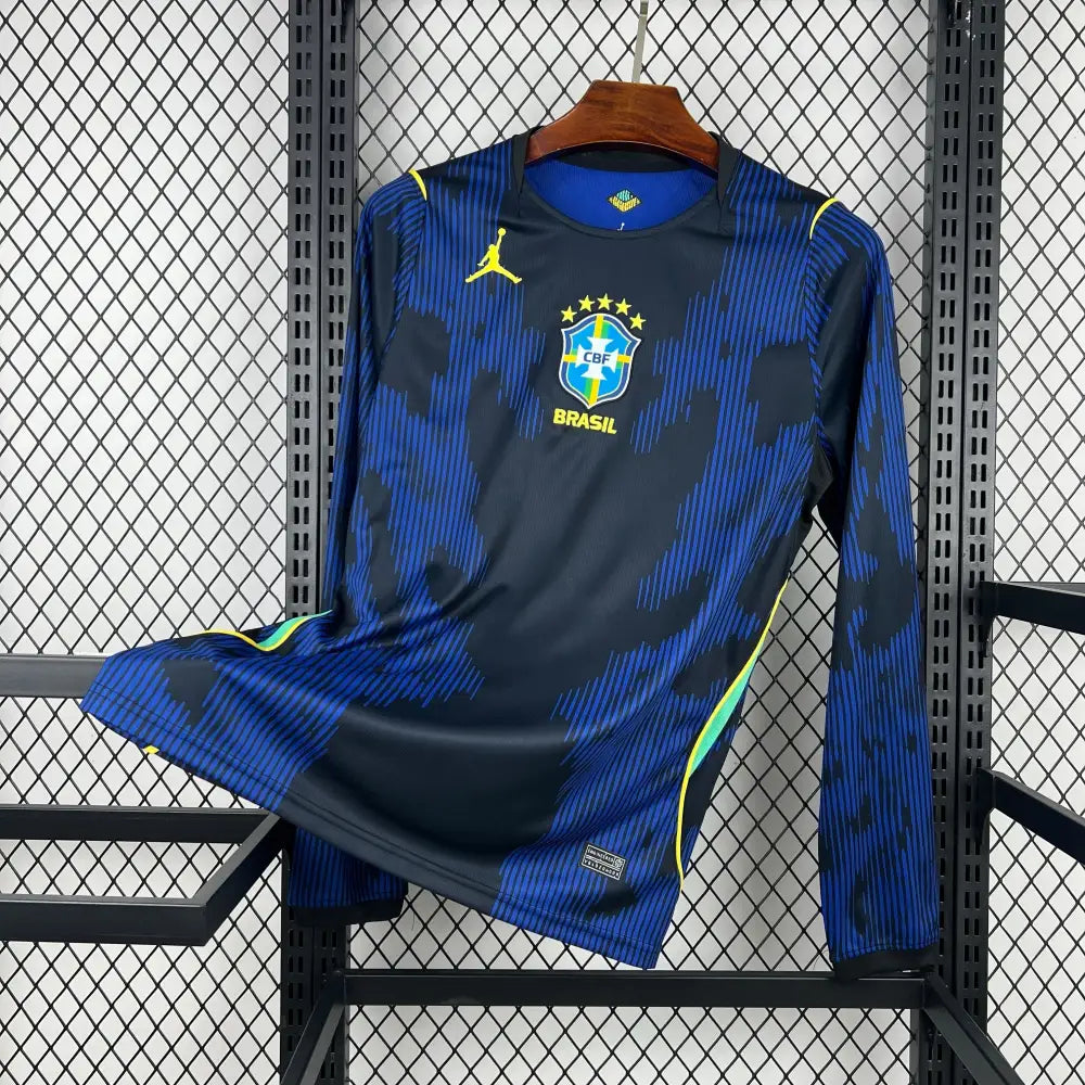 Brasilien Auswärtstrikot Langarm WM 2026