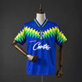 Maillot Brésil Retro Concept Corteiz Bleu Passe D