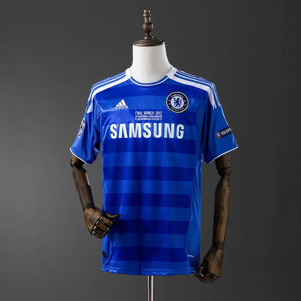 Maillot Chelsea Domicile Retro Ligue des Champions 2012 Passe D