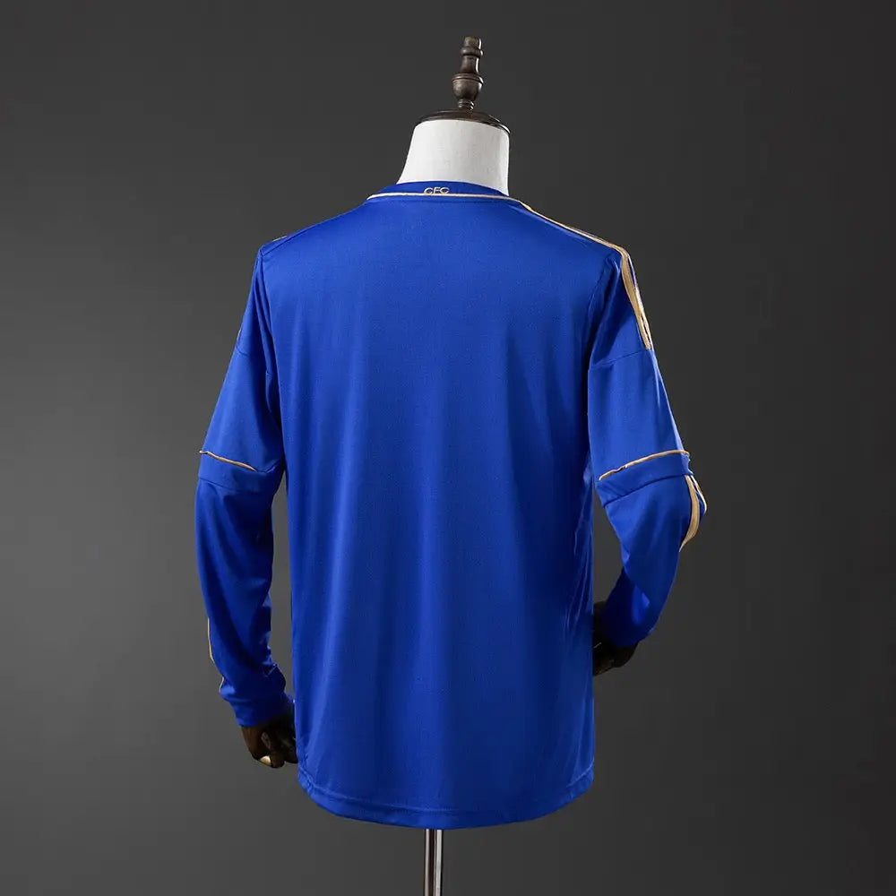 Maillot Chelsea Extérieur Retro 2013 Finale Europa Manches Longues Passe D
