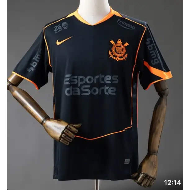 Corinthians Auswärtstrikot mit Sponsor 2025/2026