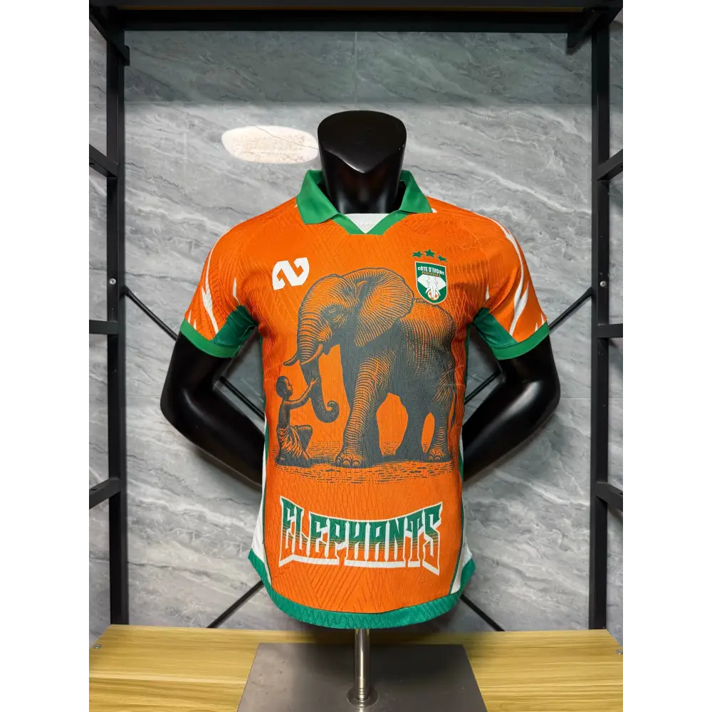 Elfenbeinküste Trikot Konzept Elefant Spielerversion 2025/2026