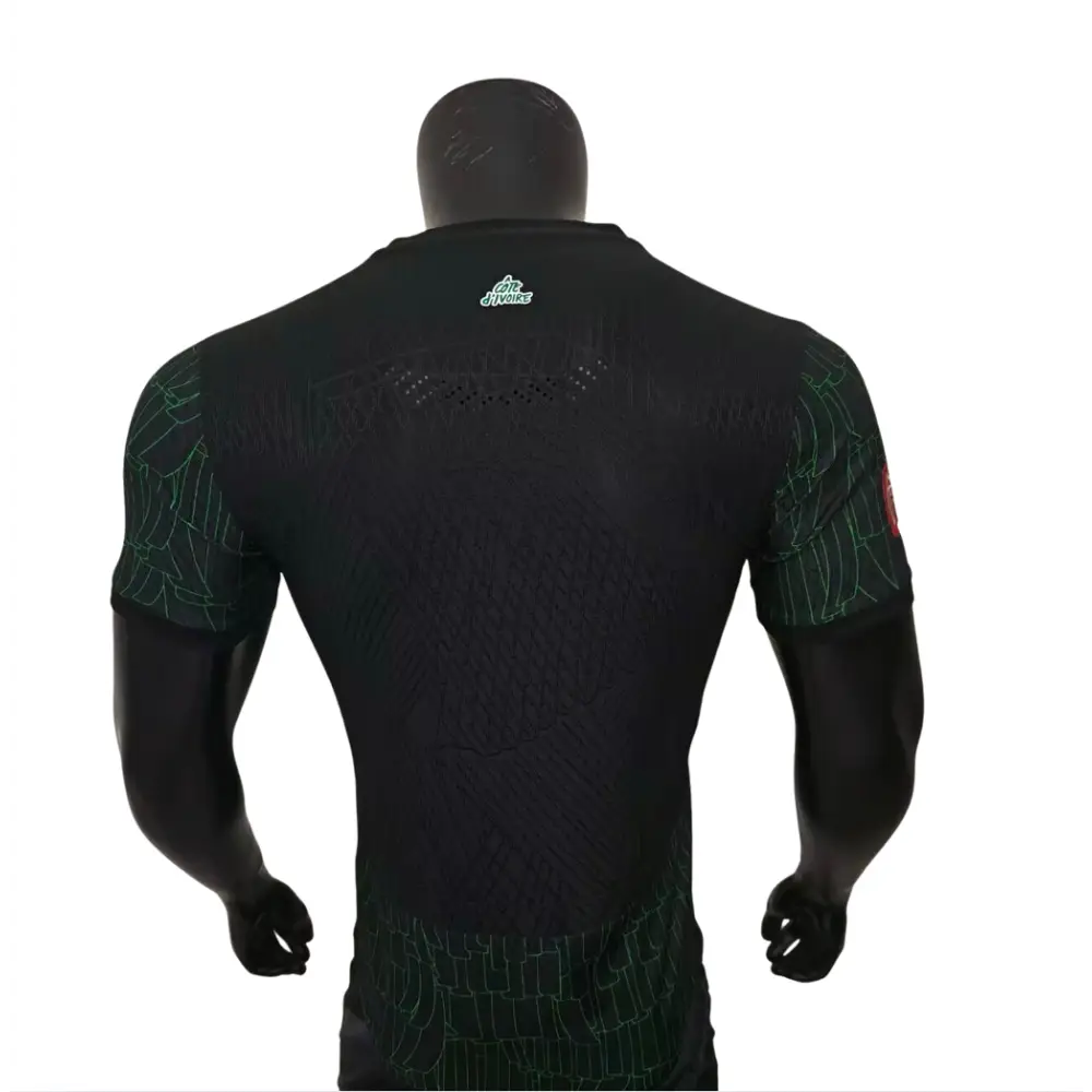 Elfenbeinküste Trikot Schwarz Spielerversion 2025/2026