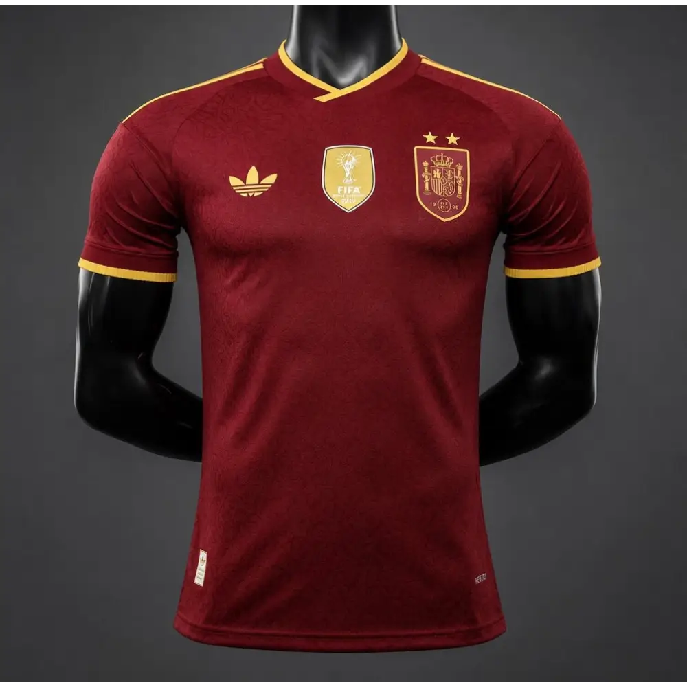 Maillot Espagne Coupe du Monde 2026 Extérieur Concept 2 étoiles Version Joueur Passe D