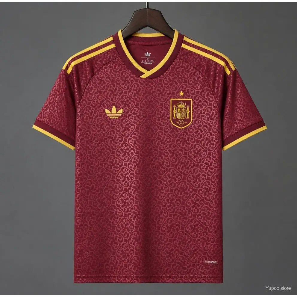 Maillot Espagne Coupe du Monde 2026 Extérieur Concept Passe D