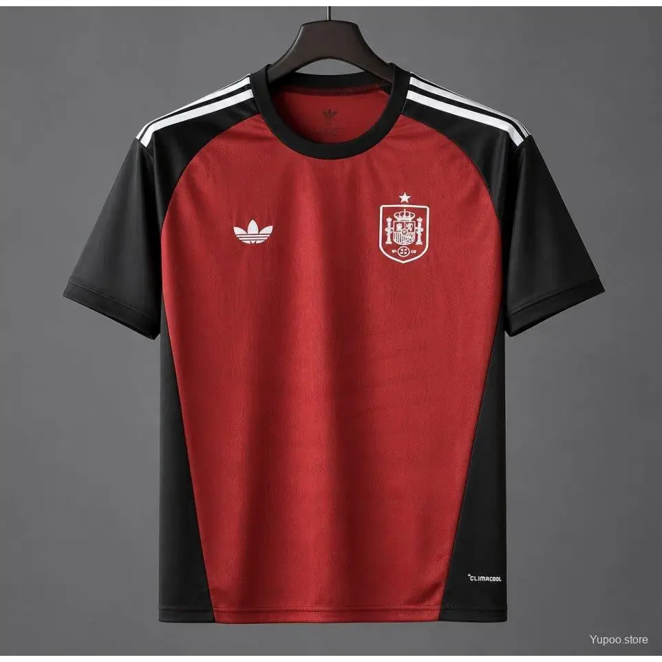 Spanien Trikot WM 2026 Torwart Weinrot