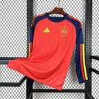 Spain Home Long Sleeve World Cup 2026 Jersey