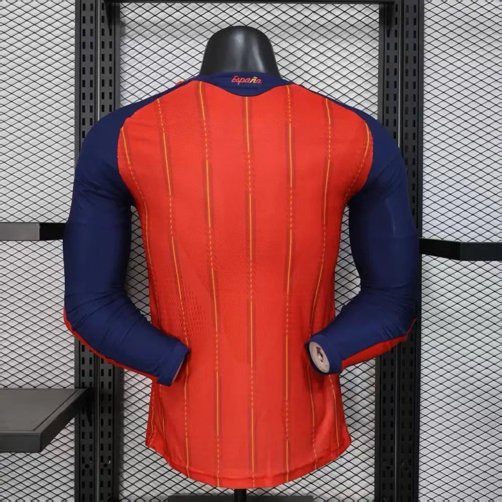 Spanien Heimtrikot Langarm Spielerversion WM 2026