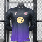 Maillot FC Barcelone Extérieur 2026/2027 Version joueur Manches Longues Passe D